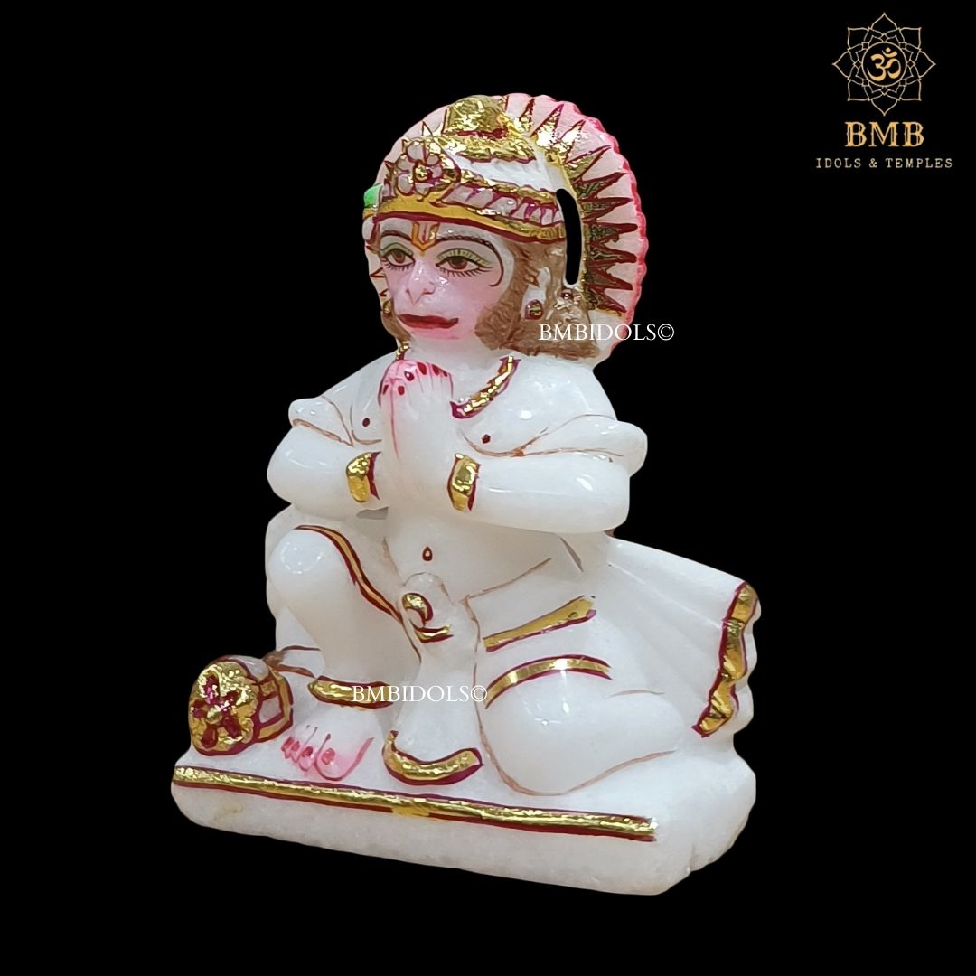 Small Marble Ram Darbar Statue for Home and Temples made in Makrana Marble