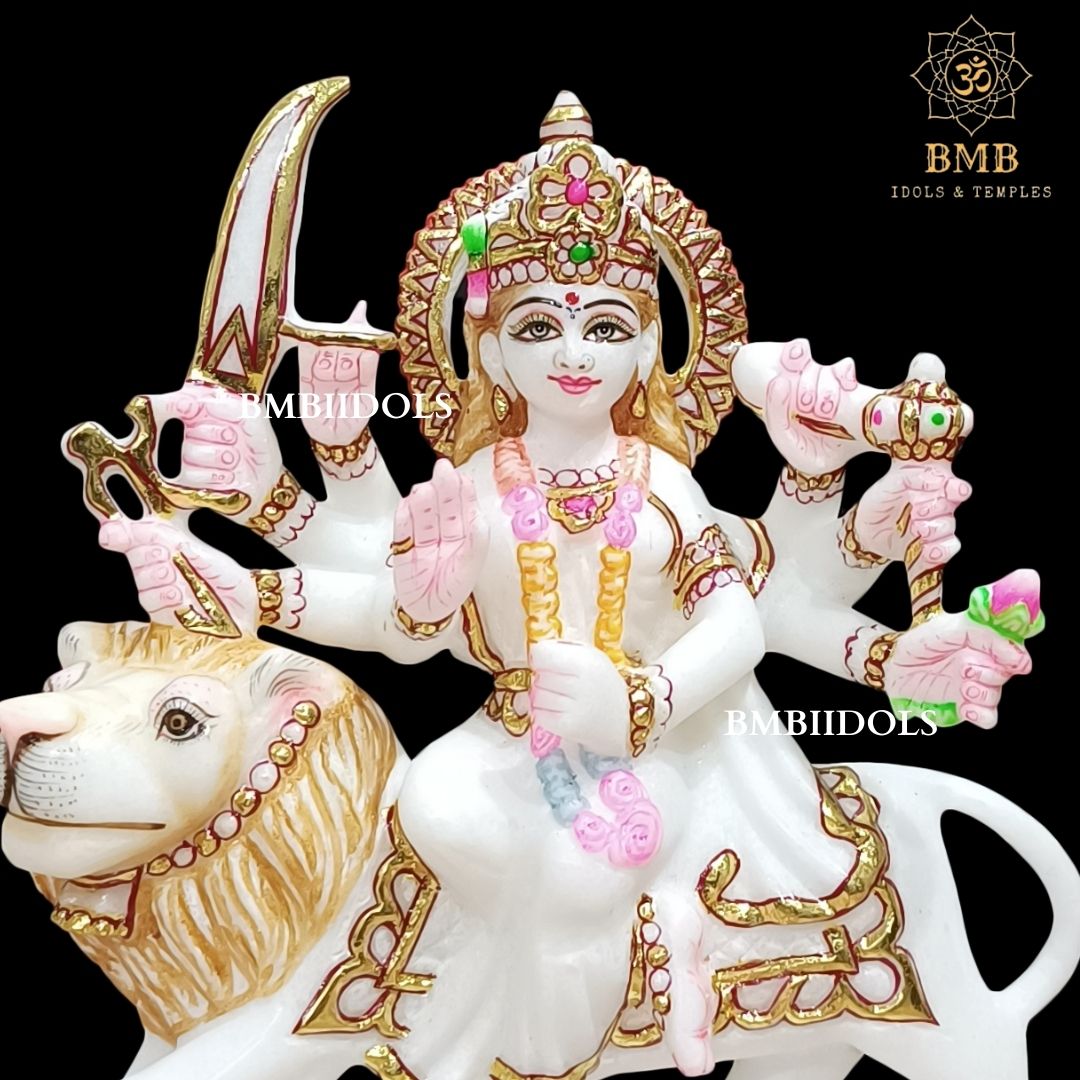 Marble Durga Mata Murti