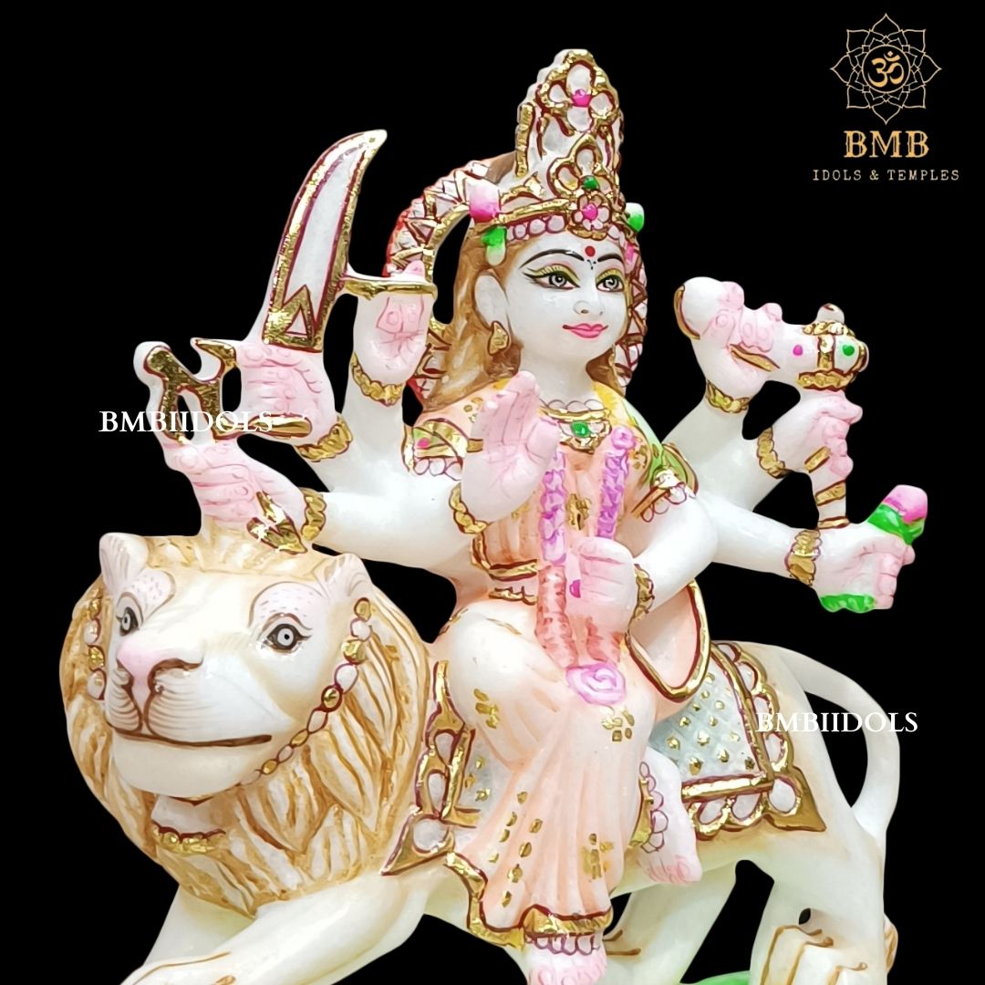 Durga Mata Marble statue