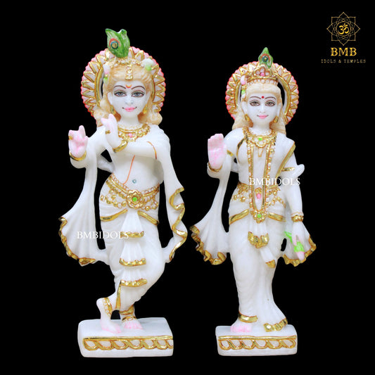 Marble Radha Krishna Murti