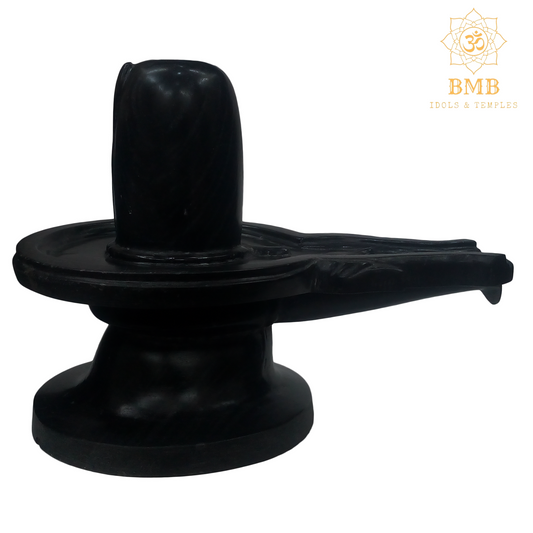 Shivling Statue in pure Black Stone the statue of Lord Shiva