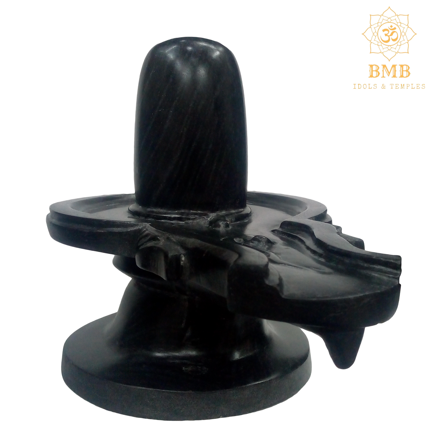 Shivling Statue in pure Black Stone the statue of Lord Shiva