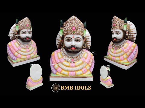 PREORDER Marble Khatu Shyam Ji Statue made in Vietnam Marble