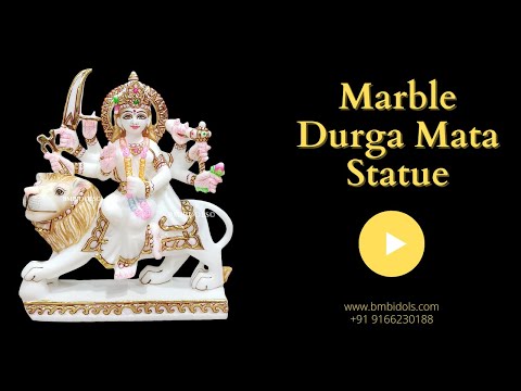 Marble Durga Statue Video