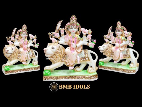 Marble Durga mata ki murti